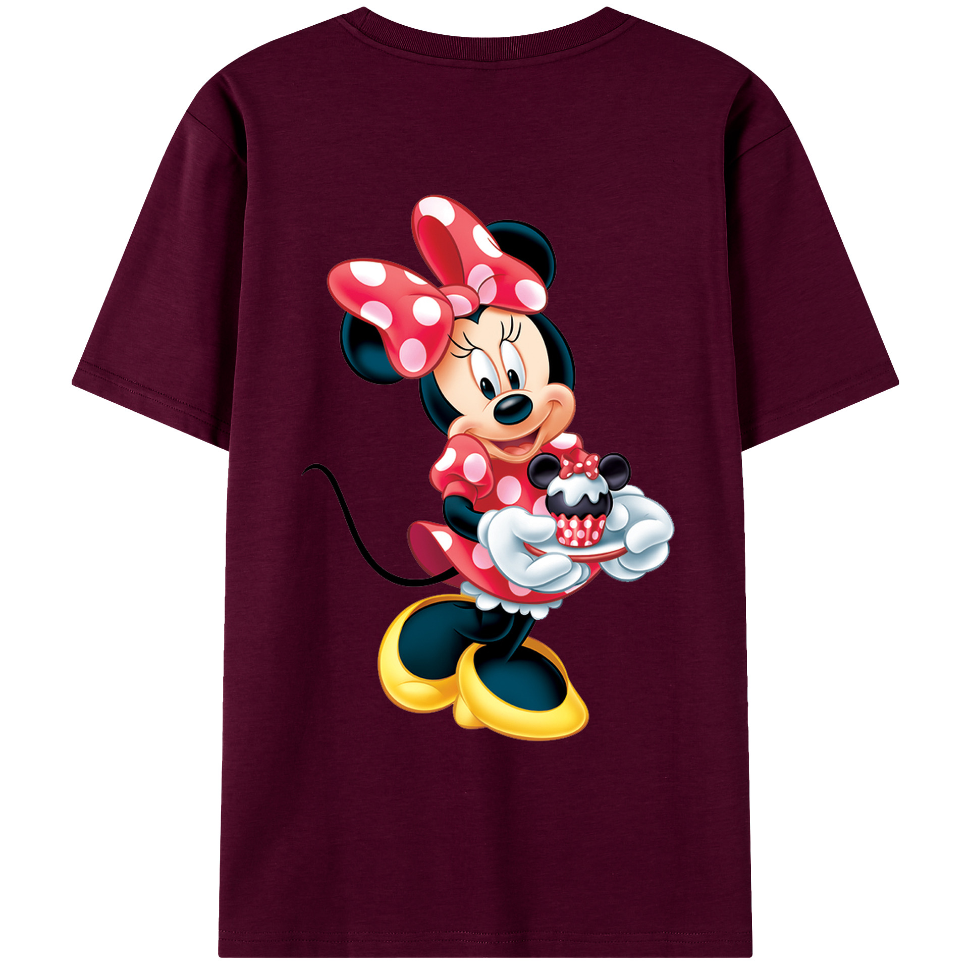 （画像用） ミッキーマウス Mickey Mouse レディース半袖Tシャツ(バックプリント)